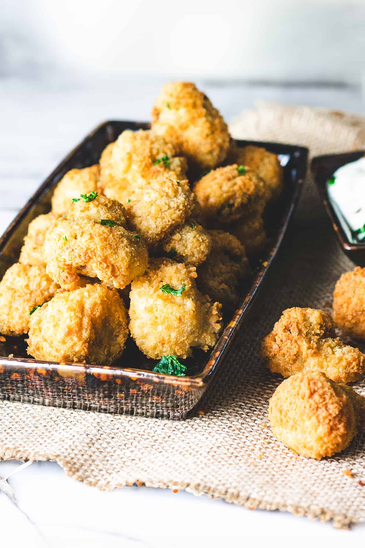 Baked Breaded Garlic Mushrooms: Crispy Flavor, No Guilt